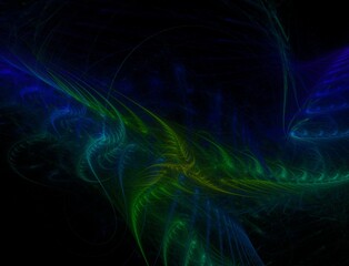 Obraz premium Imaginatory fractal abstract background Image