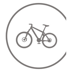 Fototapeta premium bicycle icon inside circle.eps