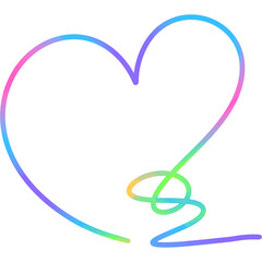 heart with isolated background.