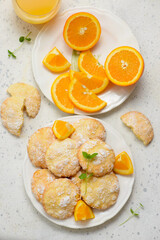 Orange Crack Cookies.top veiw.style hugge