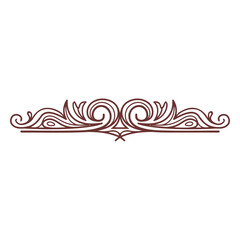 Fototapeta premium ornament swirls divider 