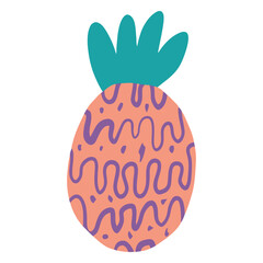 doodle swirly pineapple.eps