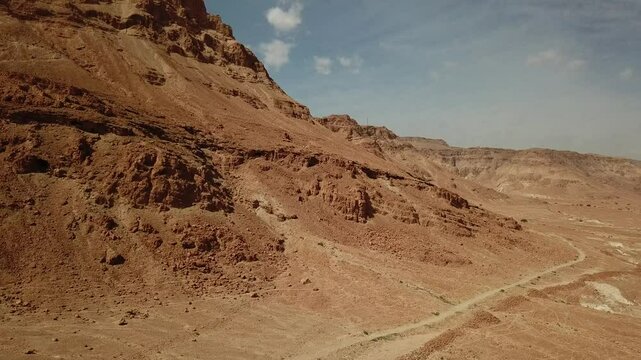 View of Desert Region in Massada