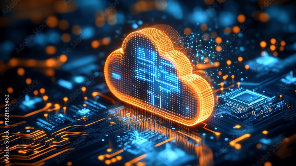 Poster concept of secure cloud computing