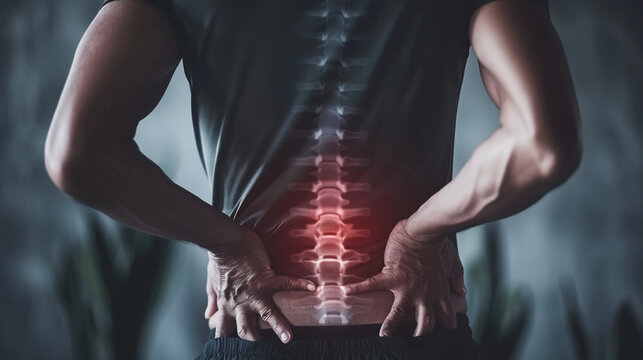 Inflammation de la nervure sciatique et douleur lombaire