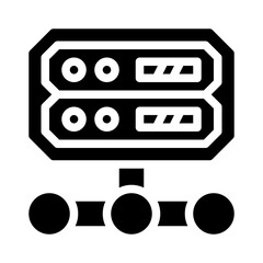 network server glyph icon