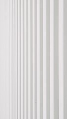 Obraz premium Striped white stone wall panoramic view with seamless backdrop