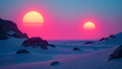 Neon Circles in Imaginative Worlds: The Art of the Future