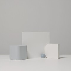 Pale gray ecru and white color palette with an elegant subtle grey-gradient abstract texture as a simple soft neutral background