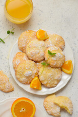 Orange Crack Cookies.top veiw.style hugge