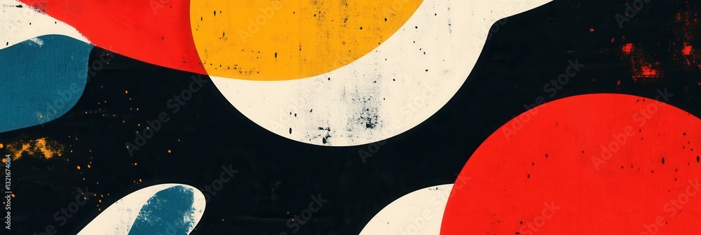 Poster Bold modern typographic background with oversized abstract text creating a stylish and trendy design filled with vibrant color contrasts
