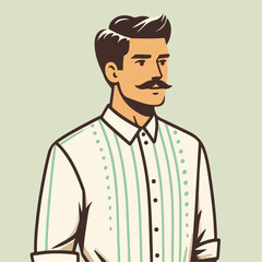 Mexican character illustration