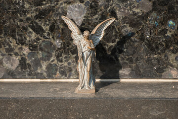 Friedhof, Grabstein, Statue	