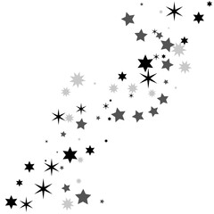  a group of black various stars