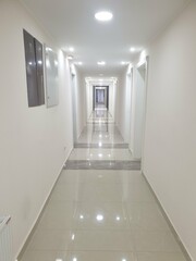 empty corridor in a hotel