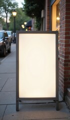 Billboard Ad Template Empty Clear White