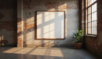 Obraz premium Billboard Advertising Empty Marketing Canvas
