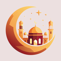 Beautiful Islamic New Year Greeting Design