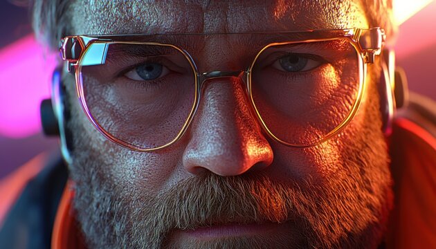 Explore the Future of Learning Virtual class featuring an animated instructor in a high-tech interface This captivating image showcases a futuristic classroom, offering a glimpse into innovative - Powered by Adobe