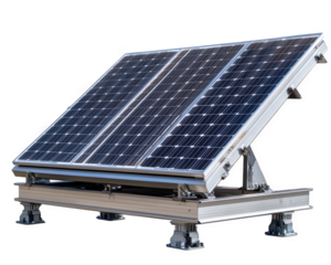 Solar panel system for renewable energy generation, featuring modern design and adjustable angle for optimal sunlight exposure. Ideal for eco friendly projects