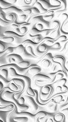 Abstract White Architecture Design: Intricate Surface Patterns for Modern Buildings