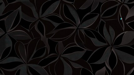 Stunning Black Floral Design for Graphic Resources