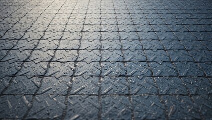 City Pavement Pattern, Sunlight, Urban Surface