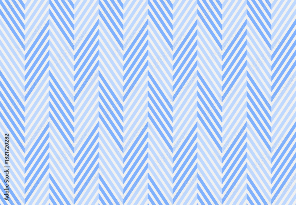 Poster abstract seamless geometric wave line background chevron pattern blue and white color. vector.