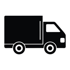 delivery silhouette vector art 