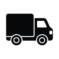 delivery silhouette vector art 
