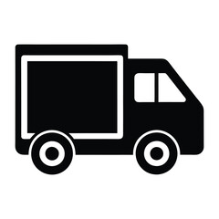 Fototapeta premium delivery silhouette vector art 