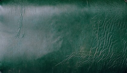 deep green genuine leather texture with natural wrinkles and subtle sheen, ideal for luxury fashion, upholstery, and design