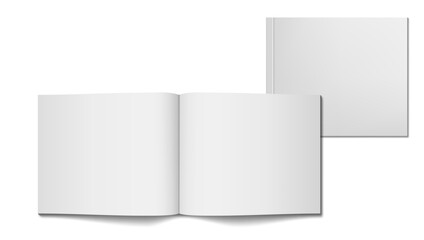 Clear Opened And Closed Booklet With Soft Cover