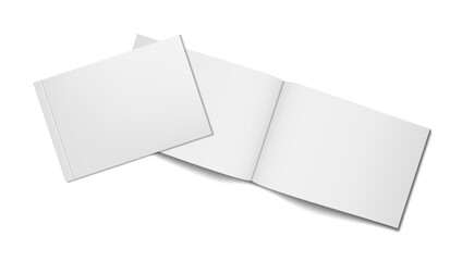 Clear Opened And Closed Booklet With Soft Cover