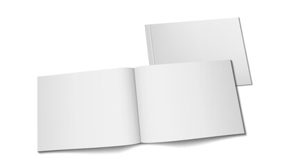 Clear Opened And Closed Booklet With Soft Cover