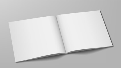 3D Clear Opened Booklet With Soft Cover