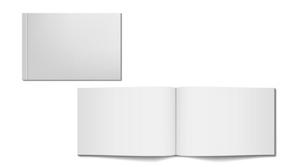 Clear Opened And Closed Booklet With Soft Cover
