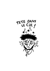 personnage tete fatigue cul