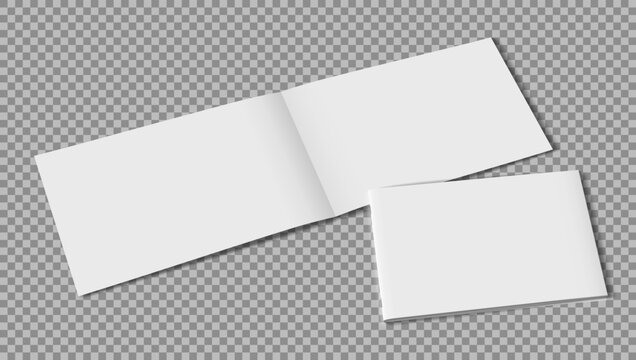 Open And Closed Booklet, Brochure Or Magazine