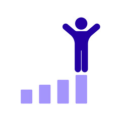 Icon a achieve, isolated against a clean background.