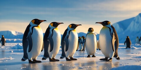 Obraz premium 25 April — World Penguin Day