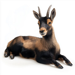 Realistic Goat Lying Down