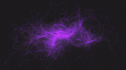 Abstract Purple Network Design: A Visual Exploration of Complex Data