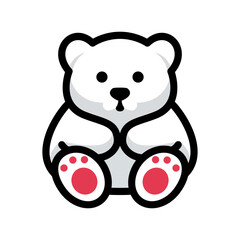 Baby polar bear cute 