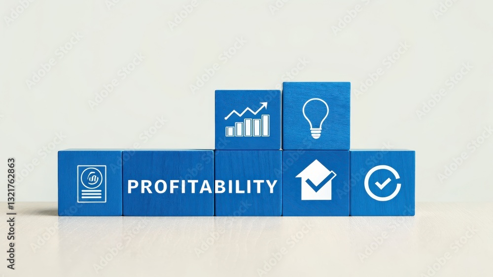 Poster employee engagement drives satisfaction and performance concept. blocks displaying profitability con