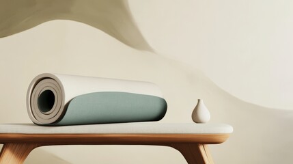 Effortless Yoga Mat Display: A Minimalist Approach to Wellness