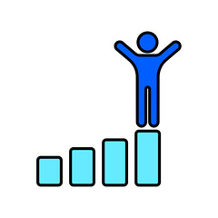 Icon a achieve, isolated against a clean background.