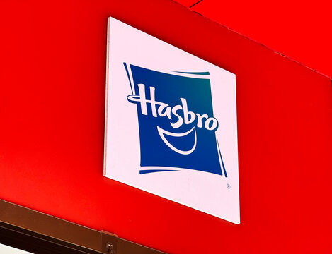 Wuhan,China-May 5th 2024: Hasbro company brand logo