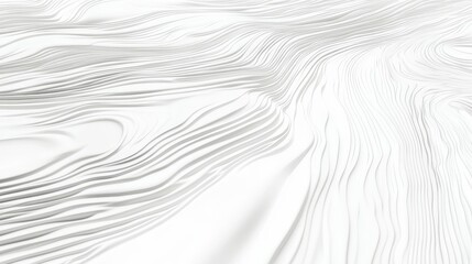 Obraz premium Stunning Abstract White Wavy Lines Design