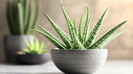 Professionally Photographed Aloe Vera Plant for Botanical, Herbal, and Health Content